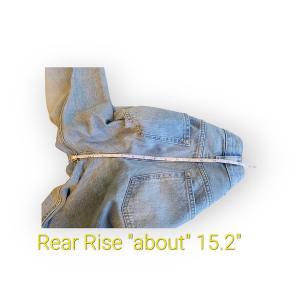 Everlane lightwash 90s Cheeky Jean sunbleached blue organic cotton size 25 ankle - Picture 9 of 12